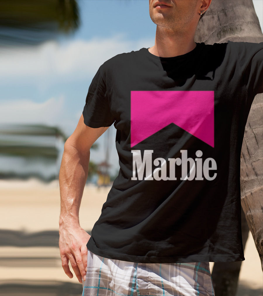 Marbie Logo With Pink Iconic T-Shirt