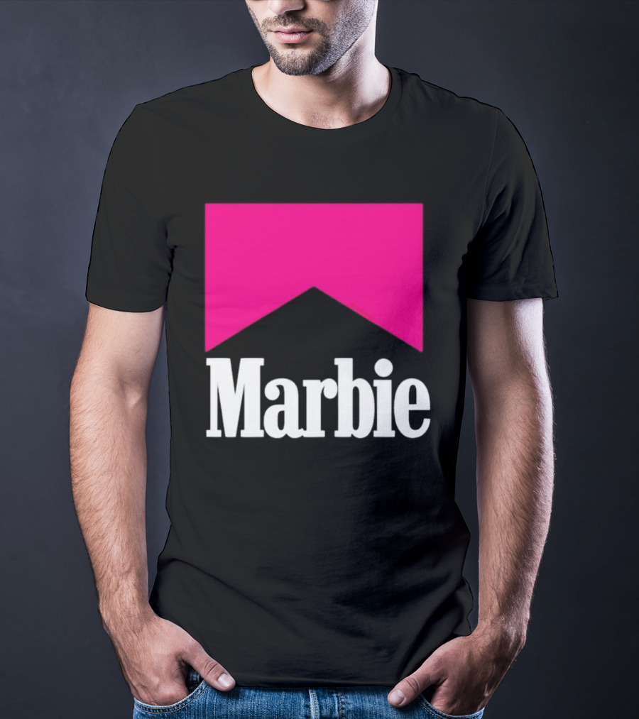 Marbie Logo With Pink Iconic T-Shirt