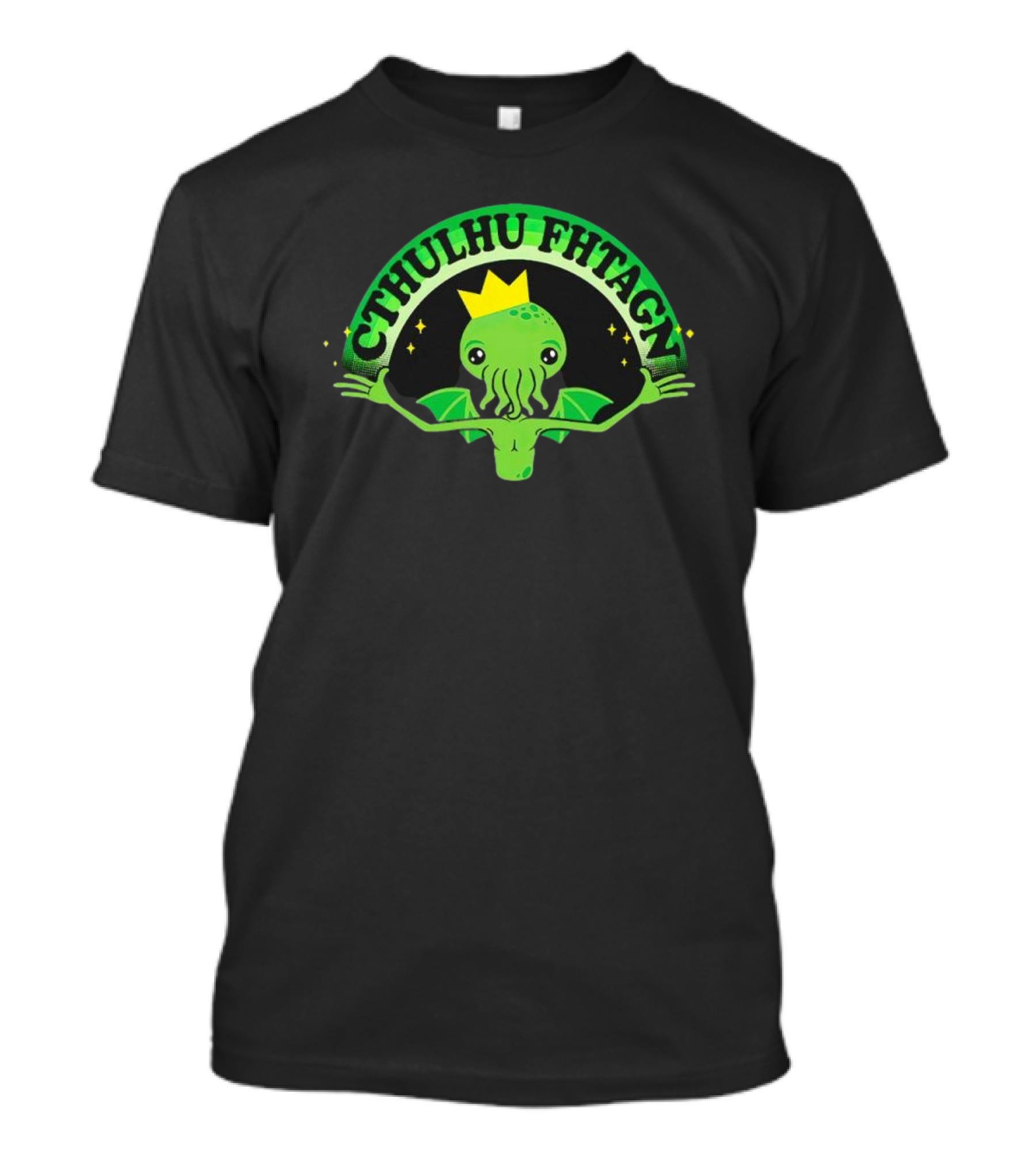 Cthulhu Fhtagn King Funny Cute Lovecraftian Creature T-Shirt