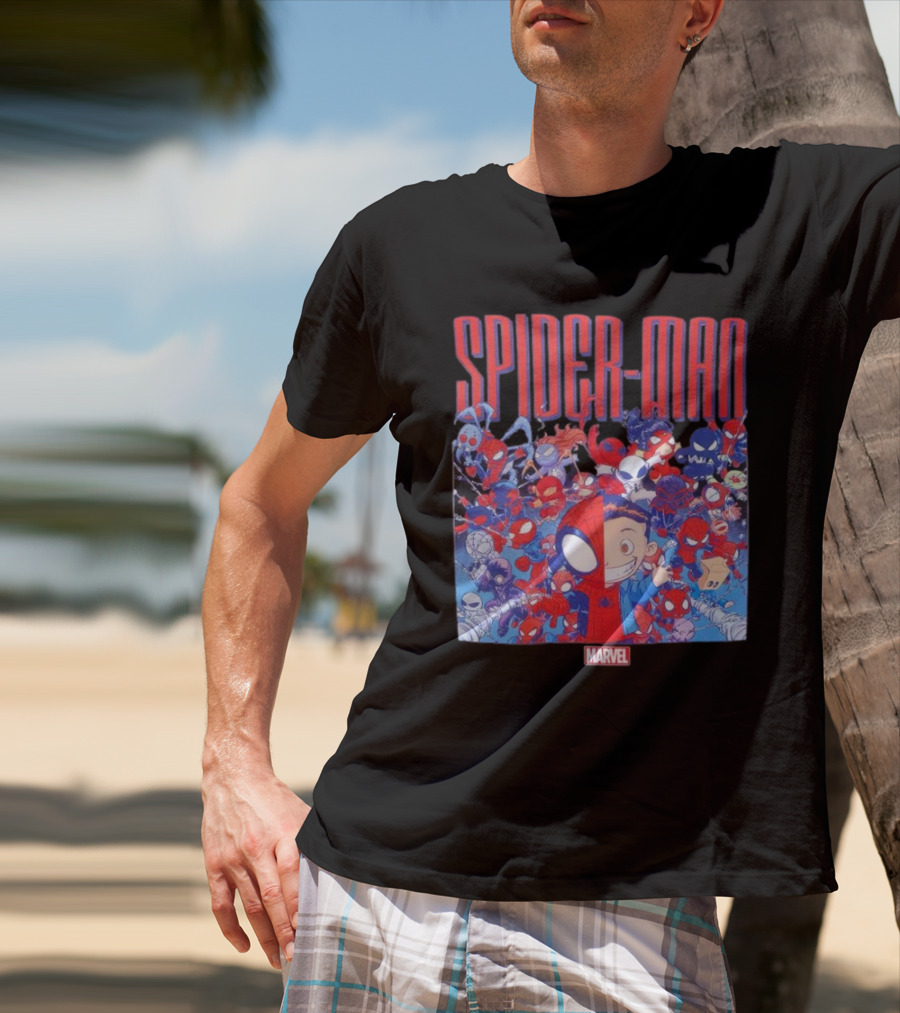 Marvel Spider-Man Cartoon Group Adventure T-Shirt