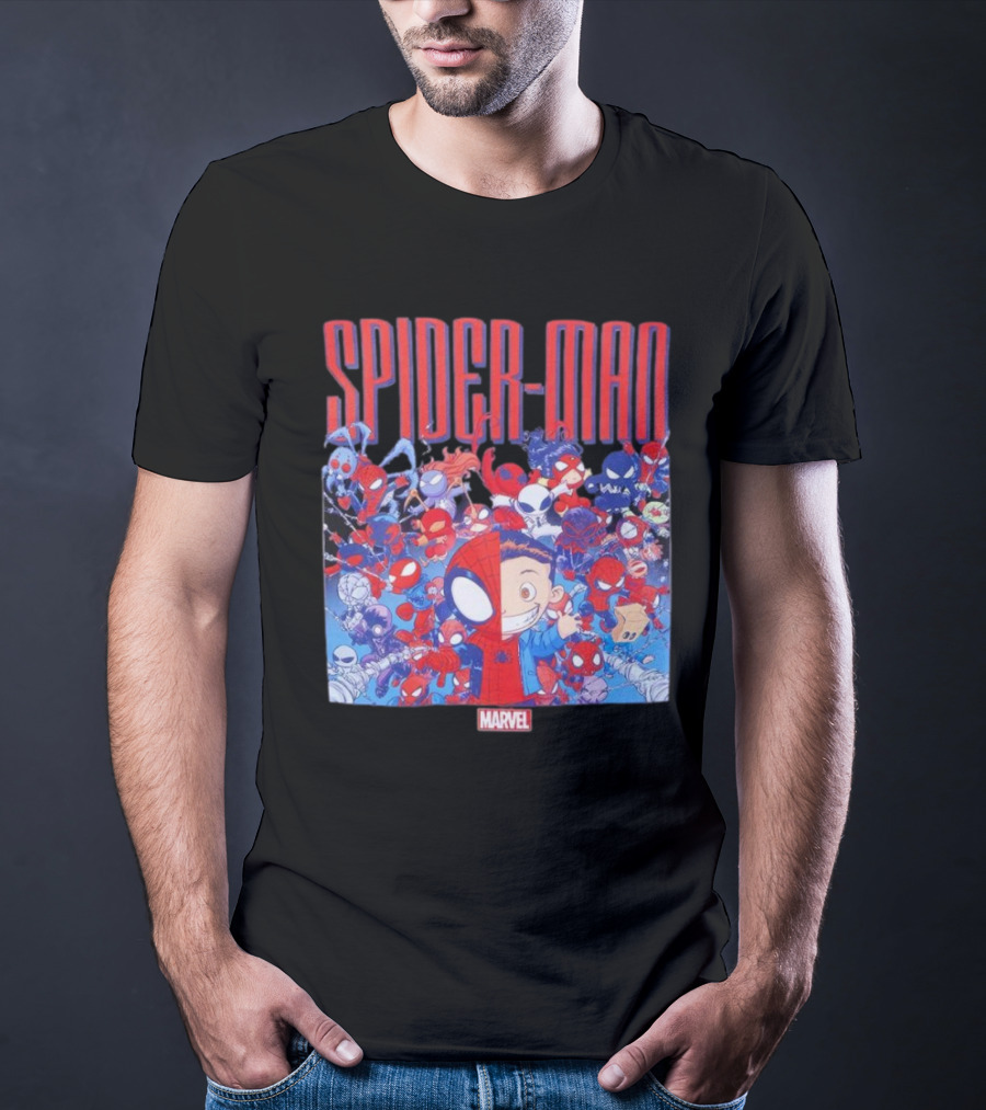 Marvel Spider-Man Cartoon Group Adventure T-Shirt