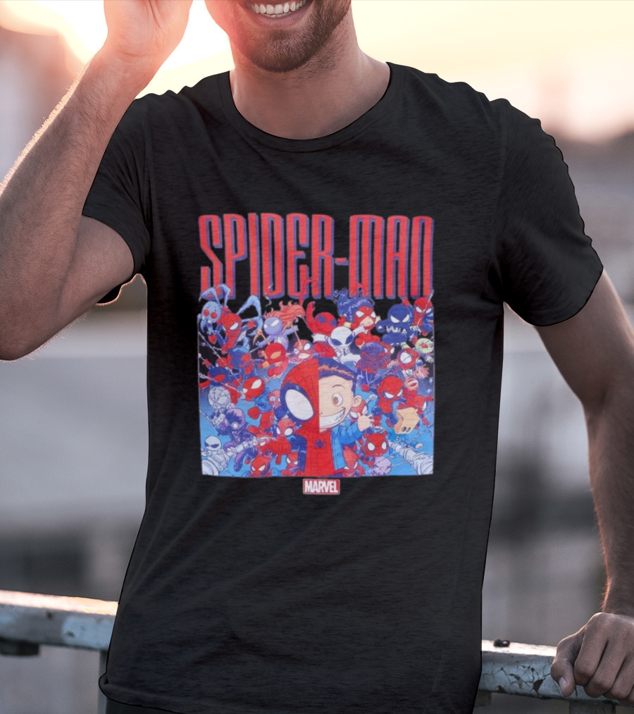 Marvel Spider-Man Cartoon Group Adventure T-Shirt