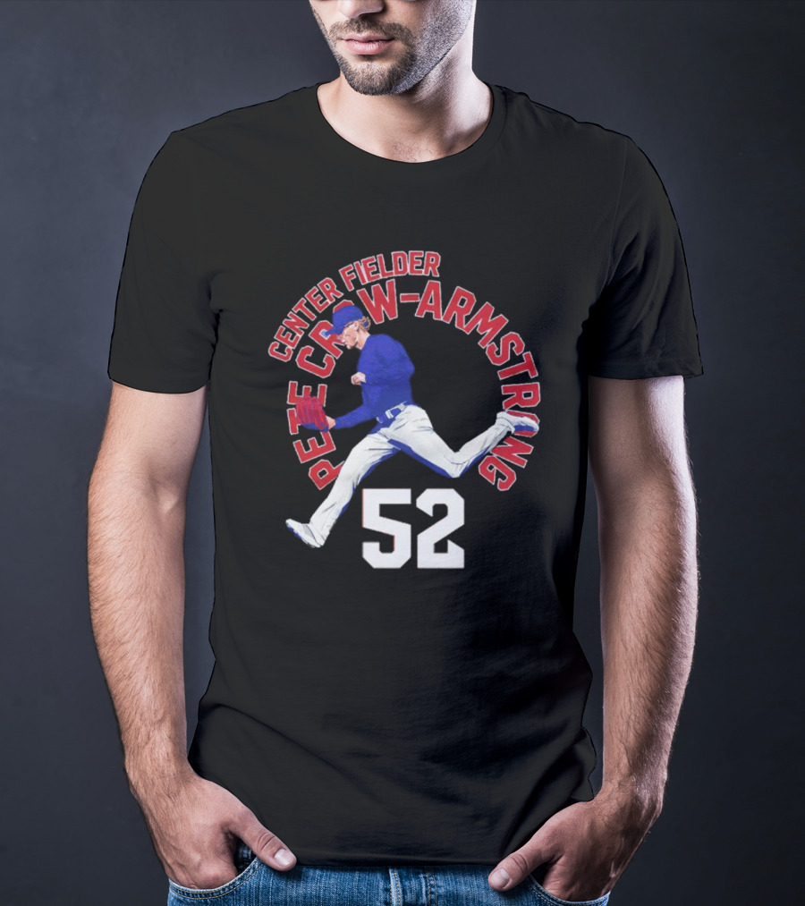 Center Fielder Pete Crow-Armstrong 52 Chicago C Name Arc T-Shirt