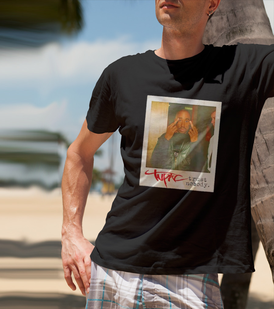 Tupac Polaroid Trust Nobody T-Shirt
