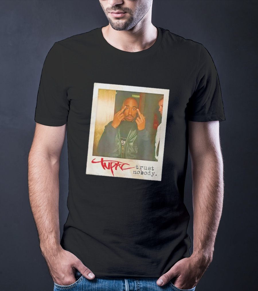 Tupac Polaroid Trust Nobody T-Shirt