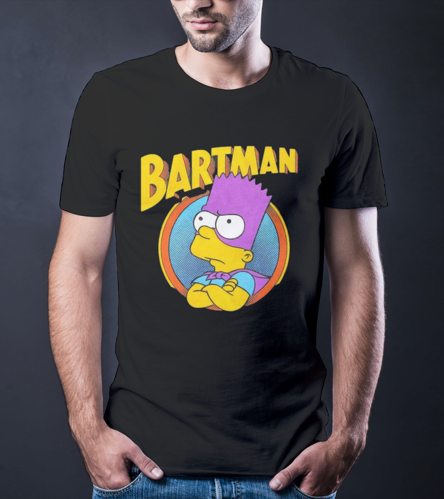 Bartman Simpsons Cartoon Superhero Iconic Character T-Shirt