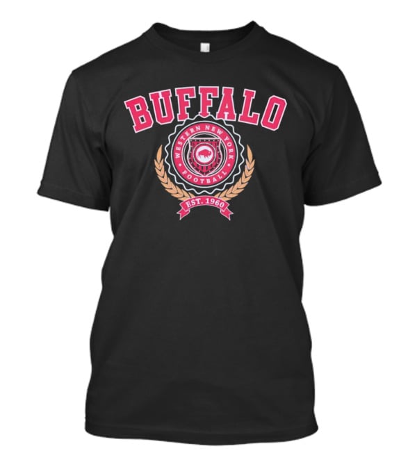Buffalo Western New York Football Est. 1960 Vintage T-Shirt