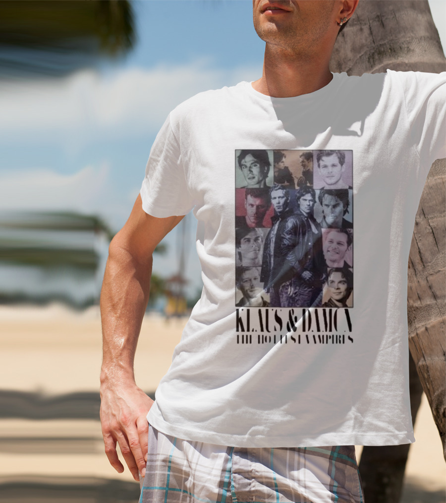 Klaus And Damon The Hottest Vampires Eras Tour T-Shirt
