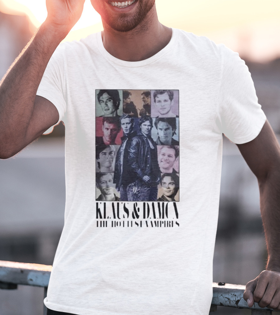 Klaus And Damon The Hottest Vampires Eras Tour T-Shirt