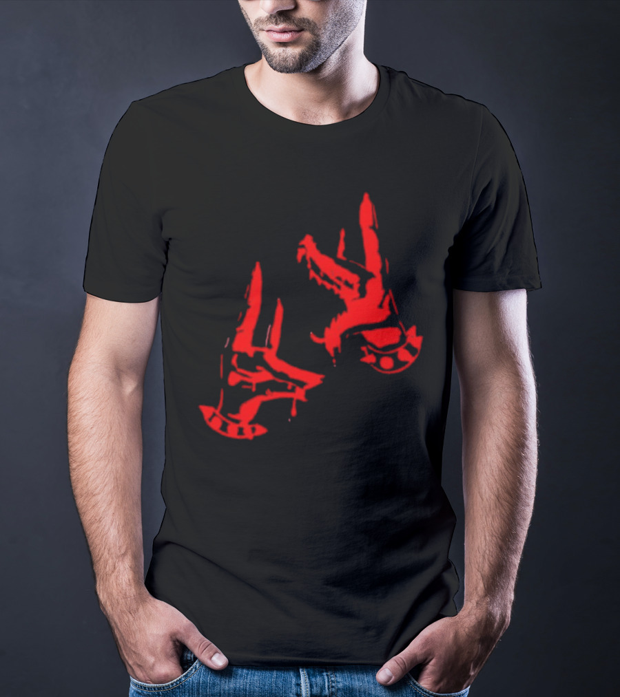 Paradox Bad Dog Cerberus Heads Red T-Shirt