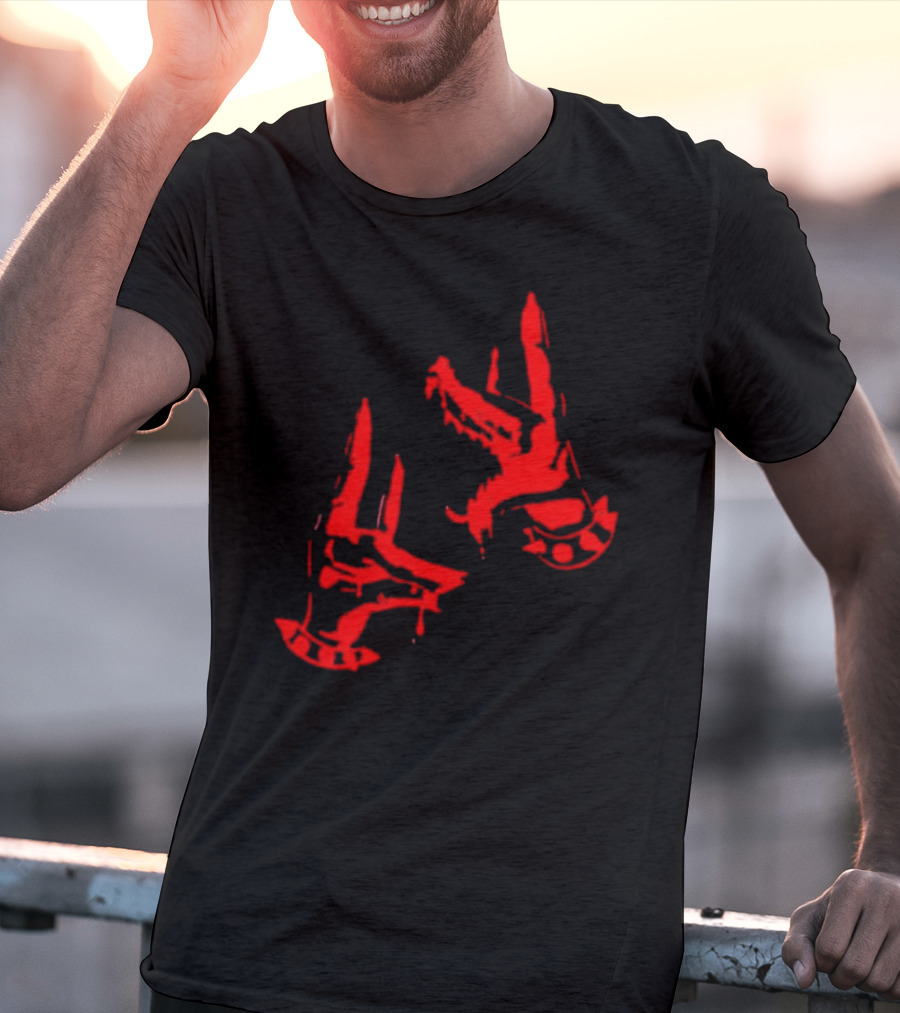 Paradox Bad Dog Cerberus Heads Red T-Shirt