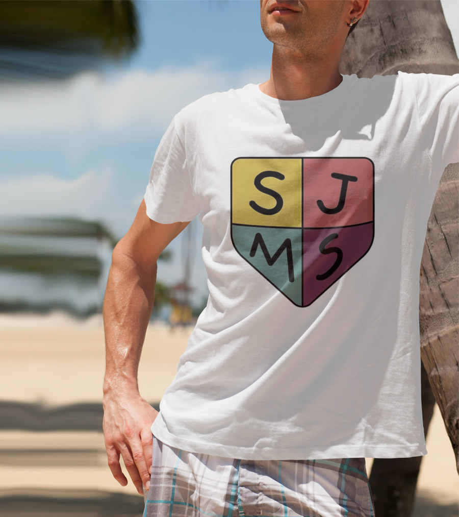 Saint James Middle School SJMS Shield Emblem T-Shirt