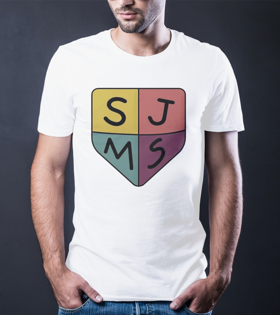 Saint James Middle School SJMS Shield Emblem T-Shirt