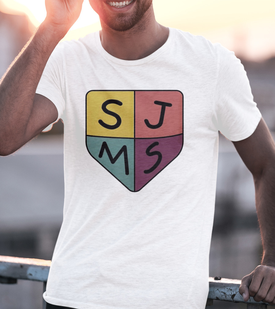 Saint James Middle School SJMS Shield Emblem T-Shirt