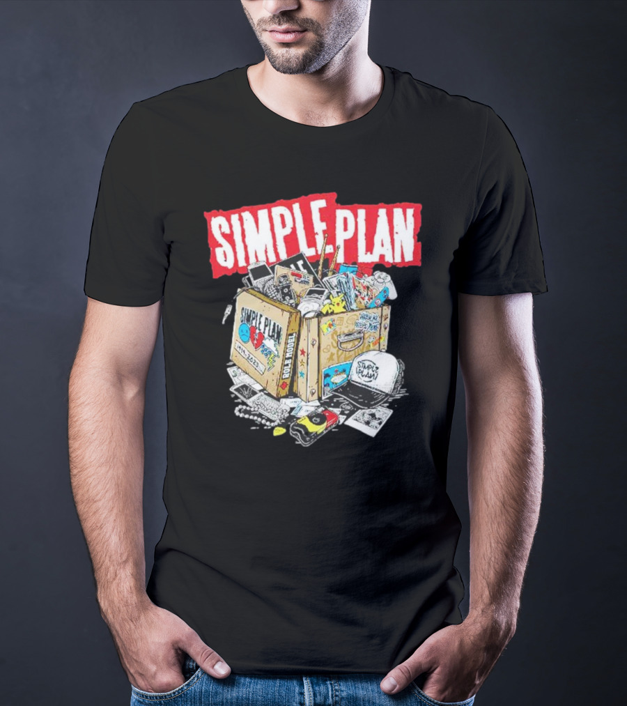 SIMPLE PLAN Souvenir Box Full Of Memories And Cool Stuff T-Shirt