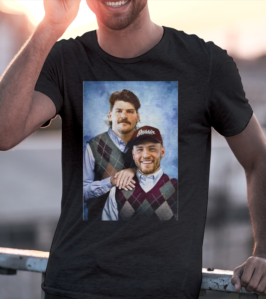 Bussin With The Boys Step Brothers Taylor Lewan Will Compton Photo T-Shirt