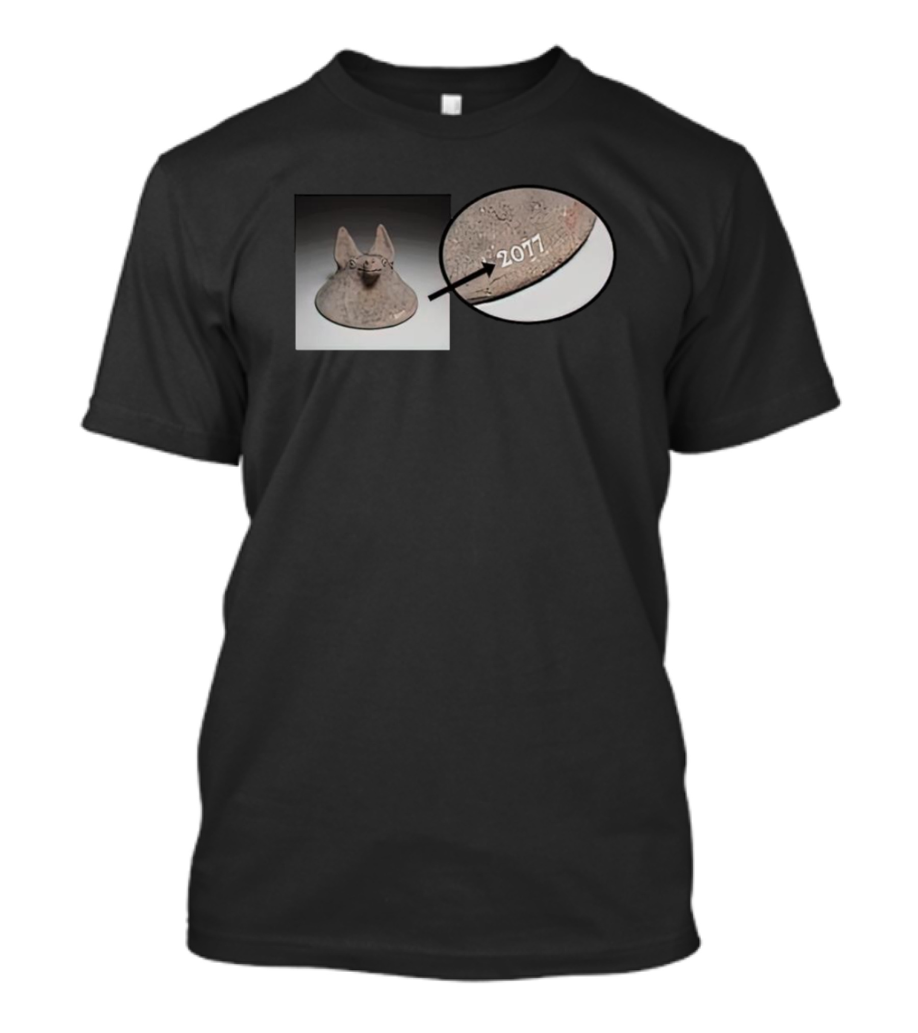Caroline Polachek 2077 Cat Figurine T-Shirt