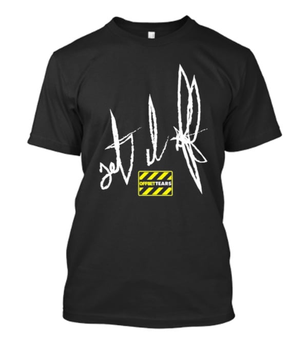 OFFSET TEARS 4 Caution Tape Signature T-Shirt