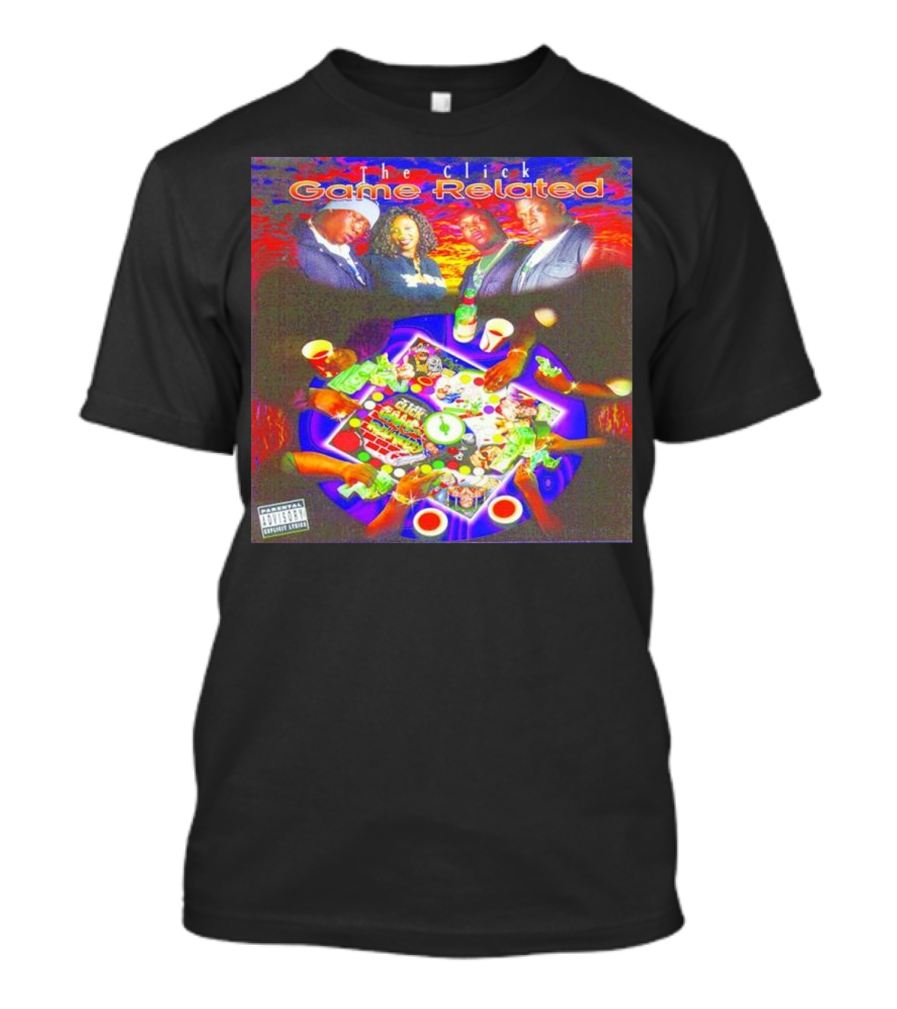 The Click Game Related Album Cover T-Shirt