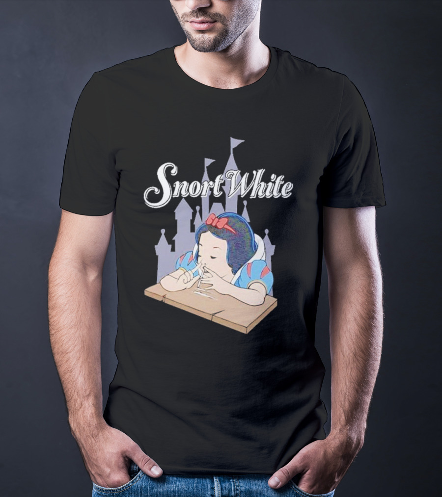 Snort White Castle Background Unethical Threads T-Shirt