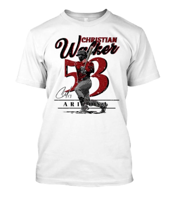 Christian Walker Arizona 53 Baseball Player T-Shirt