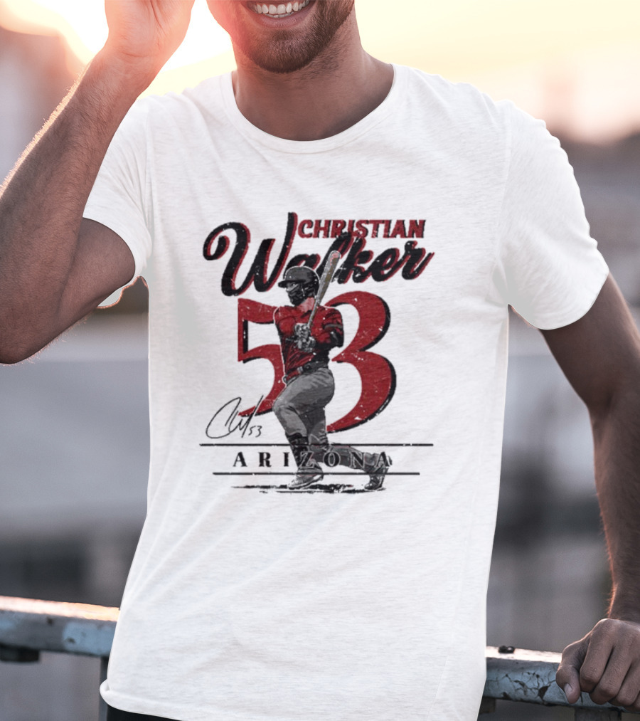 Christian Walker Arizona 53 Baseball Player T-Shirt
