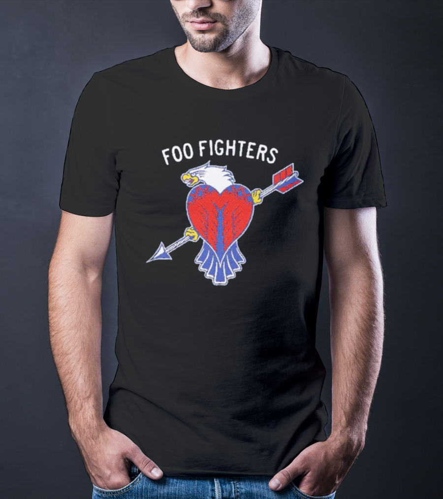 FOO FIGHTERS EAGLE HEART ARROW T-Shirt