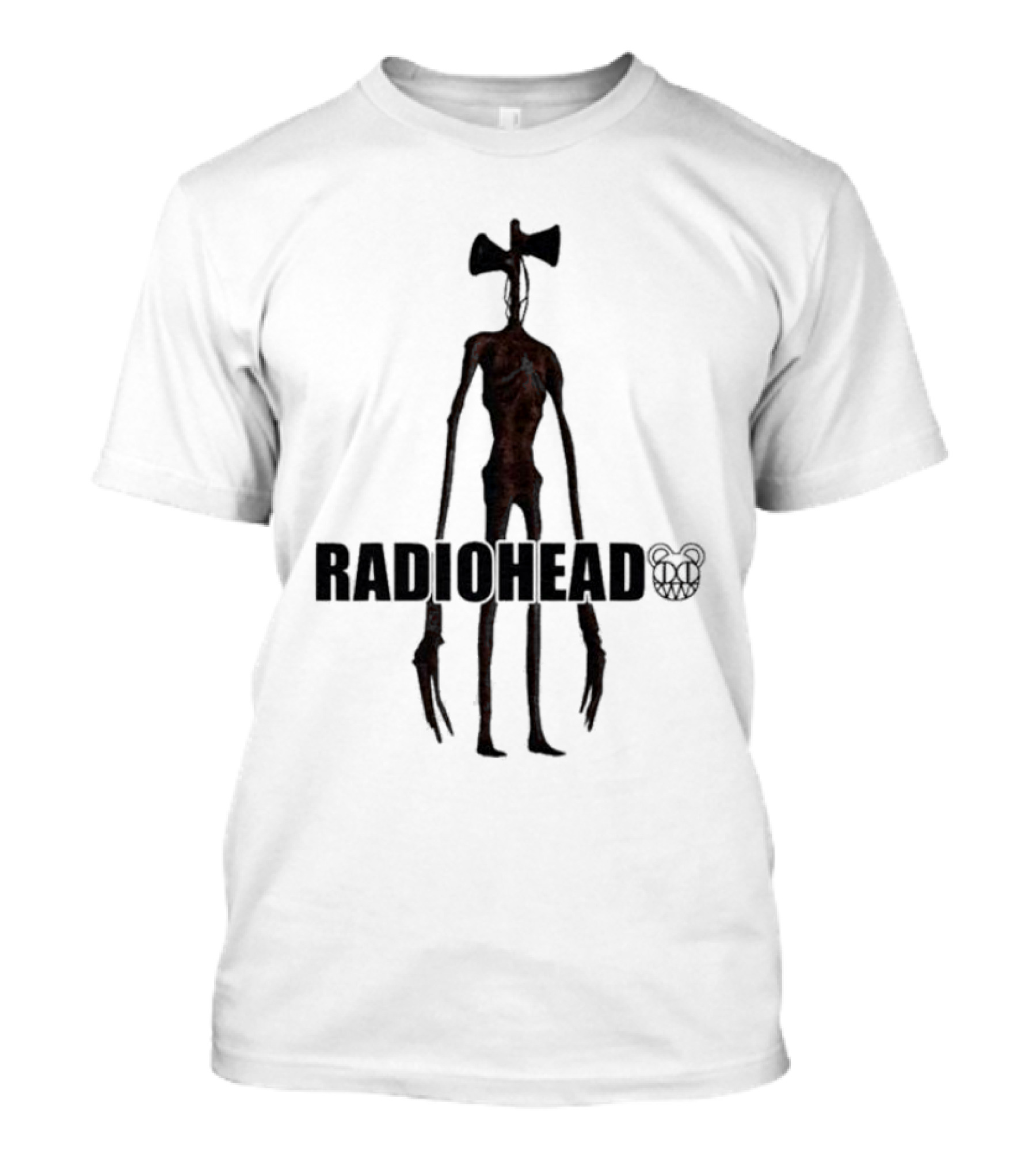 RADIOHEAD Siren Head Bear Logo Combination T-Shirt
