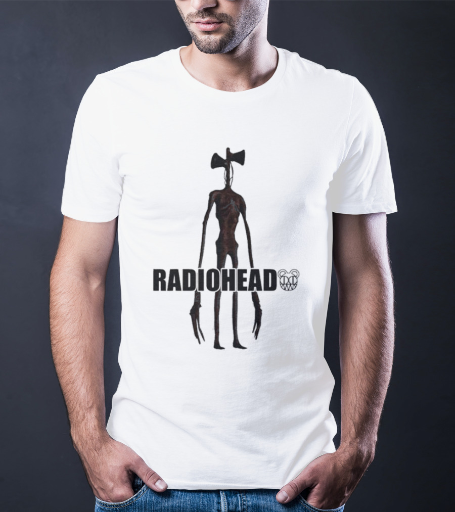 RADIOHEAD Siren Head Bear Logo Combination T-Shirt