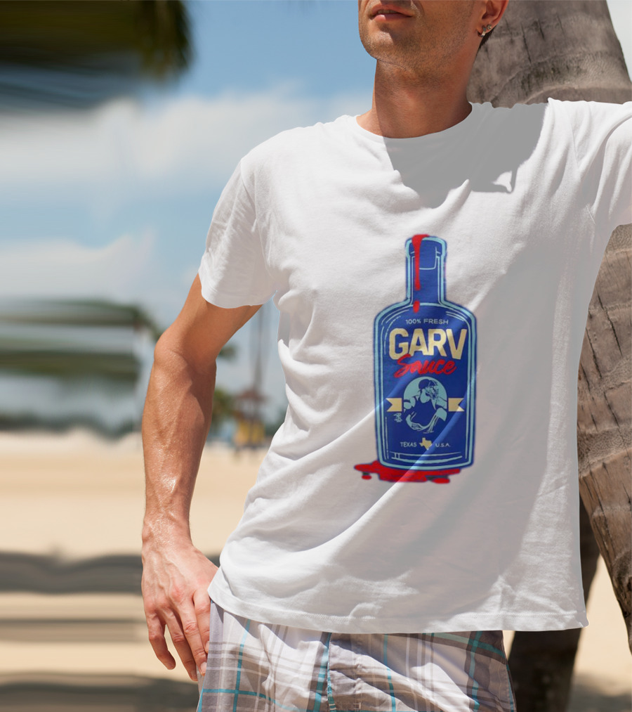 Mitch Garver Garv Sauce Texas Rangers 100% Fresh Texas U.S.A T-Shirt