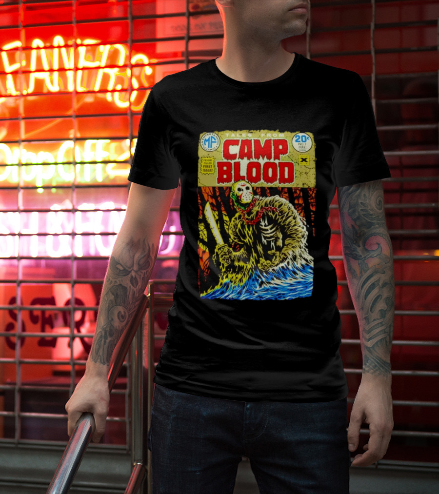 Tales From Camp Blood First Issue Jason Voorhees Comic Style 20¢ No. 1 May T-Shirt