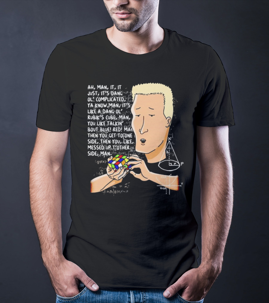 Ah Man Dang Ol’ Complicated Life Rubik’s Cube Man T-Shirt