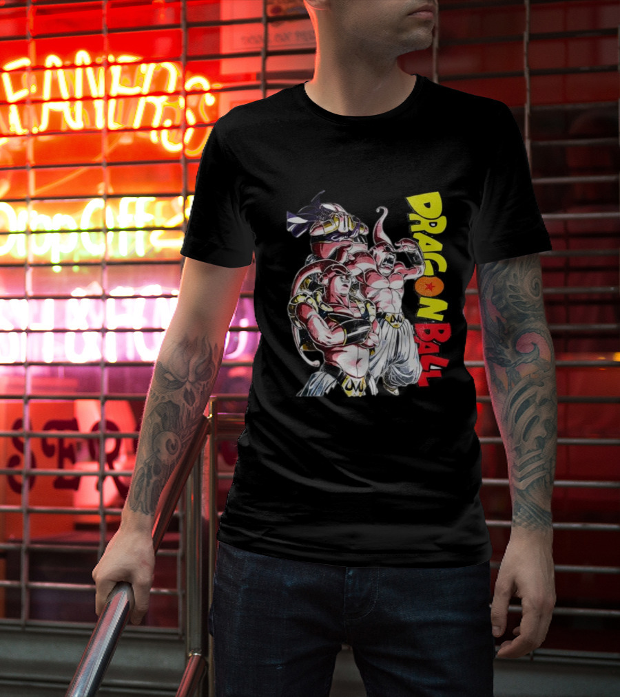 Majin Buu Forms Dragon Ball Z Mighty Trio Display T-Shirt