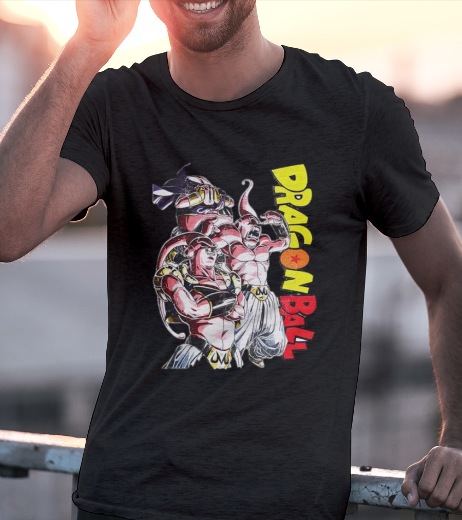 Majin Buu Forms Dragon Ball Z Mighty Trio Display T-Shirt