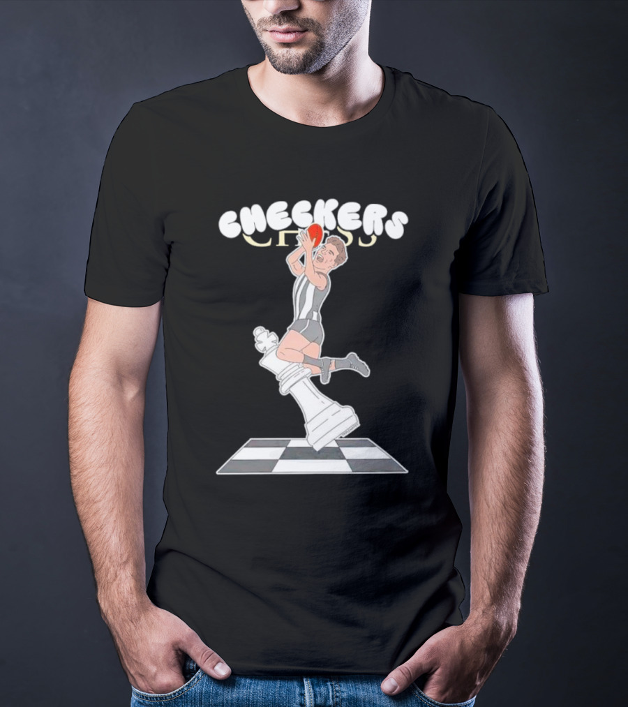 Checkers Chess Dunk King Piece Basketball Jumper T-Shirt