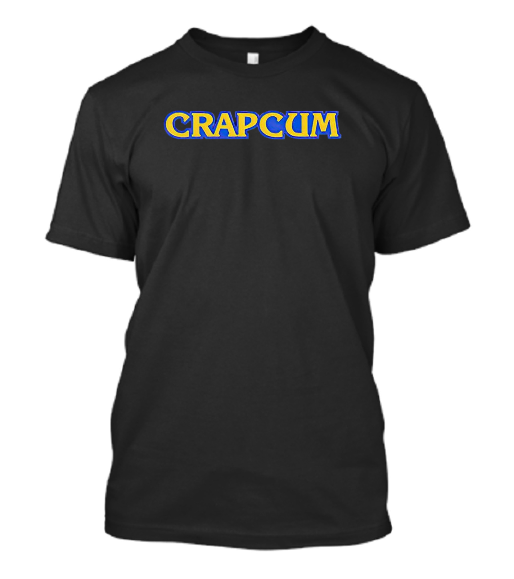 Crapcum Crapcom Parody Gaming Brand T-Shirt