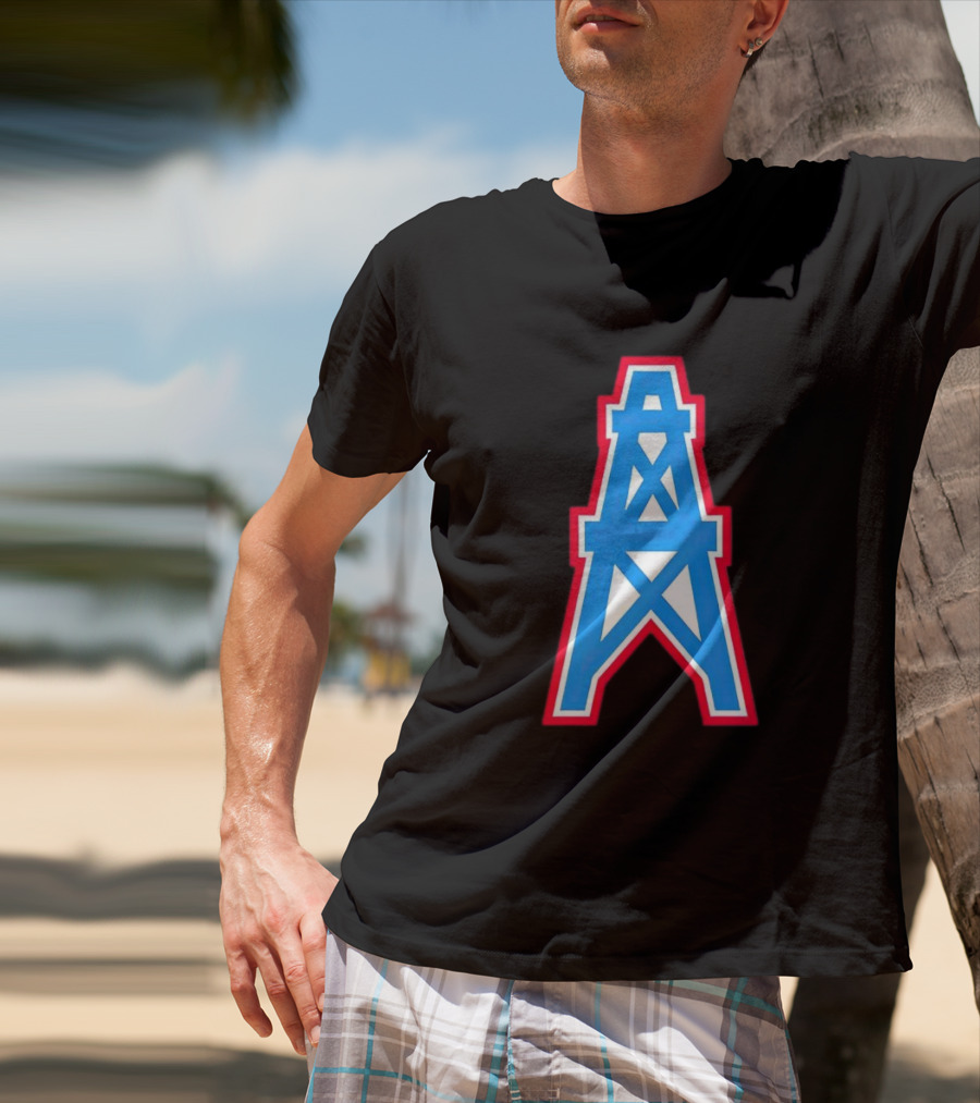 Houston Oilers Luv Ya Blue Oil Derrick Franklin T-Shirt