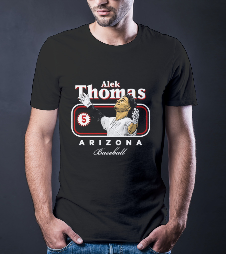 Alek Thomas Arizona Baseball 5 T-Shirt