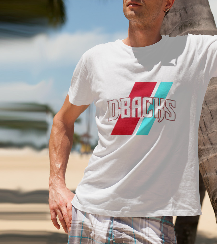 Arizona DBbacks Tri-Color Stripe T-Shirt