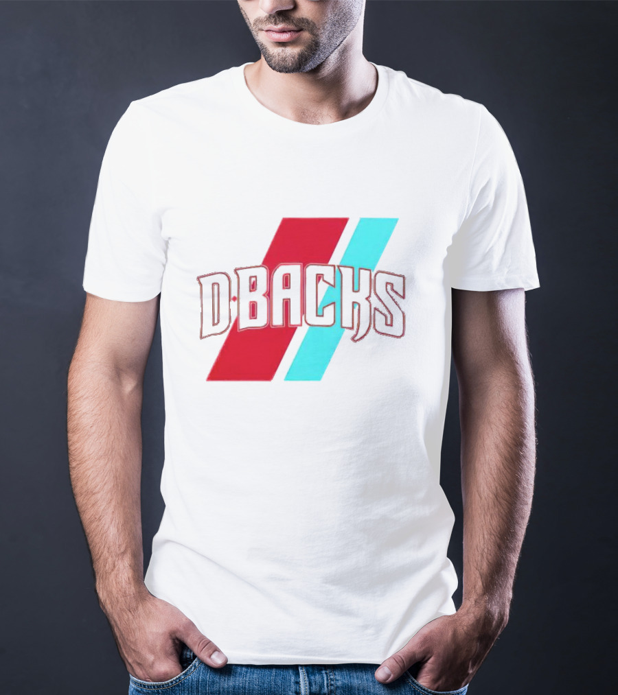 Arizona DBbacks Tri-Color Stripe T-Shirt
