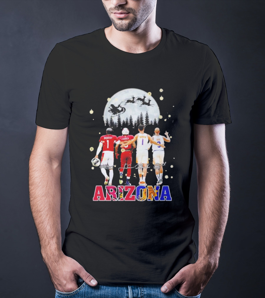 Arizona Christmas Kyler Murray James Conner Devin Booker Chris Paul T-Shirt