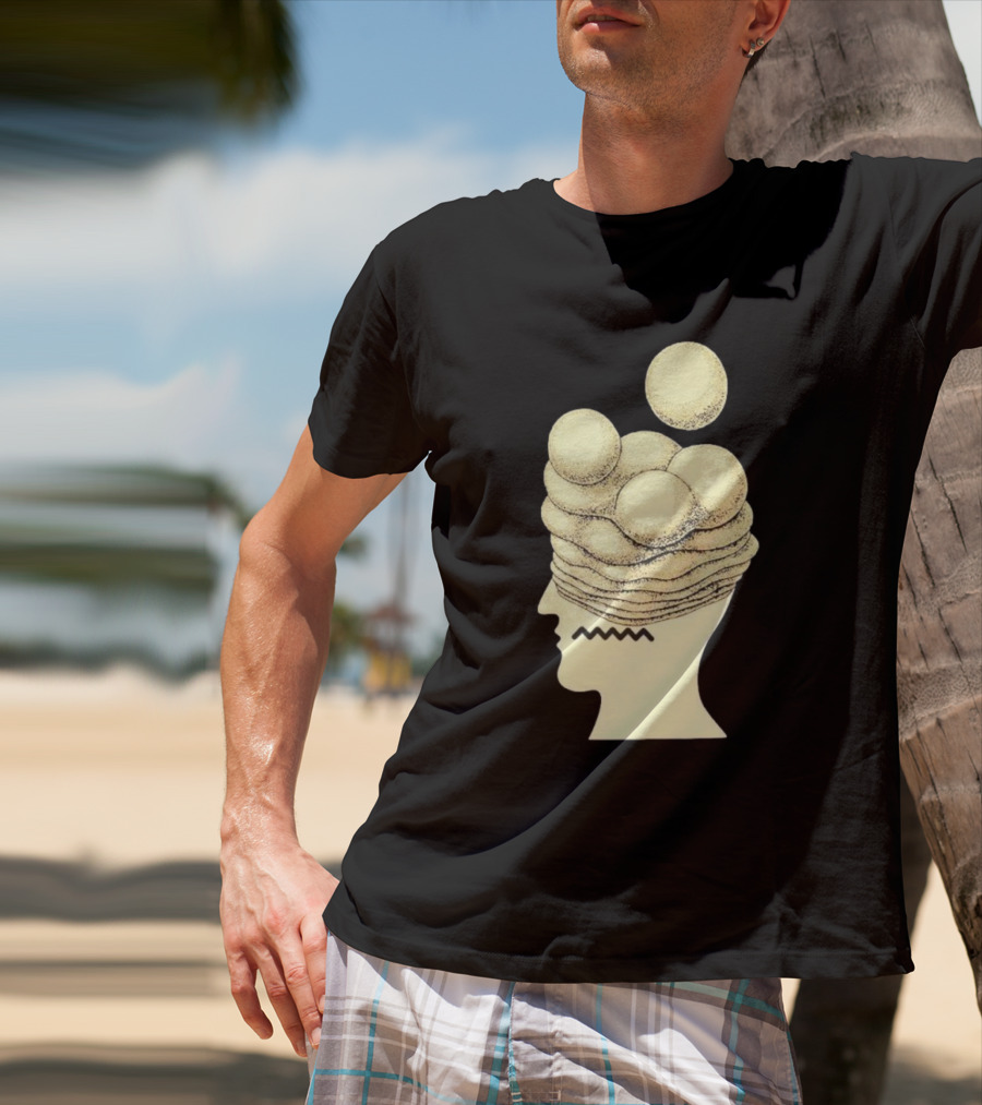 Brain Dead Growth Surreal Layers Optical Illusion T-Shirt