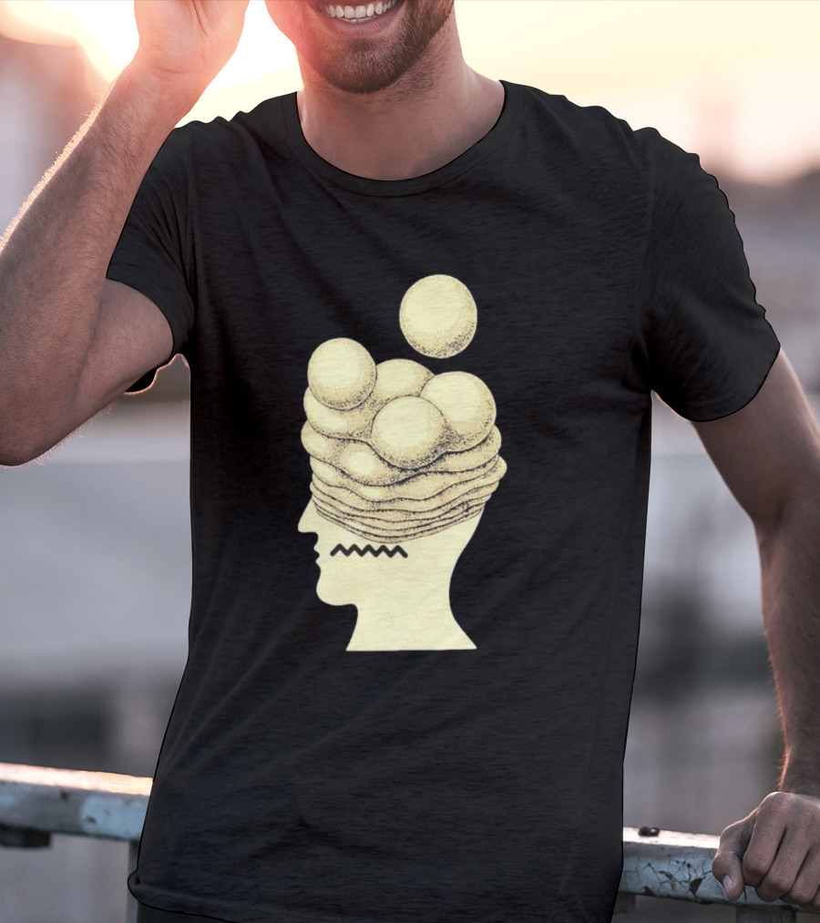 Brain Dead Growth Surreal Layers Optical Illusion T-Shirt