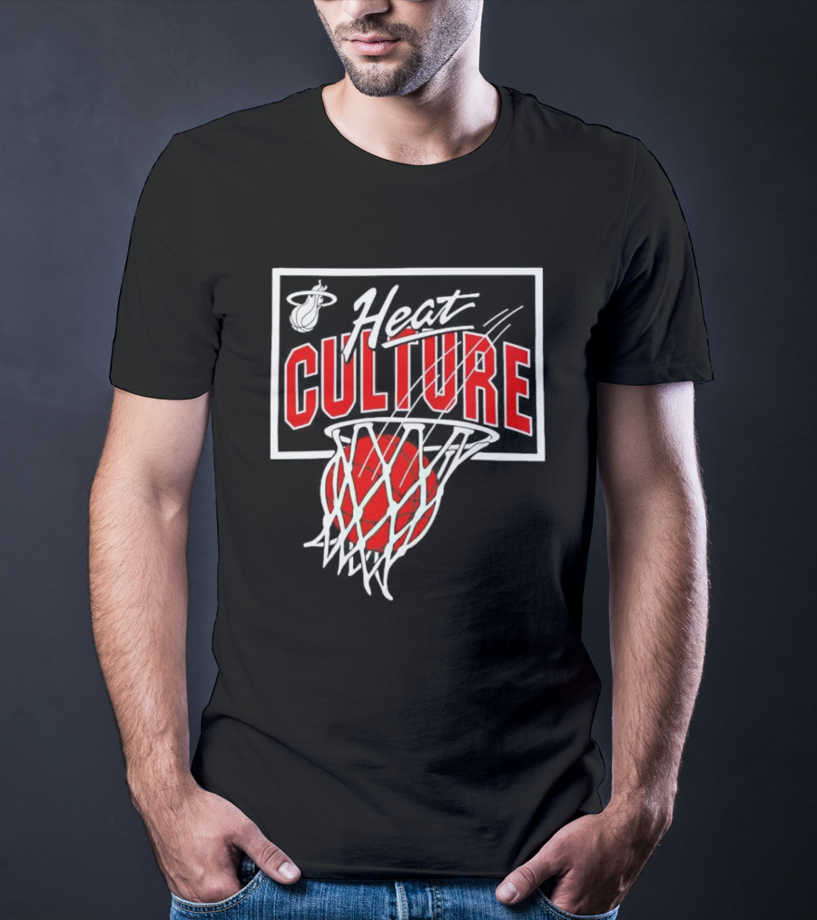 Heat Culture Basketball Net Miami Heat T-Shirt