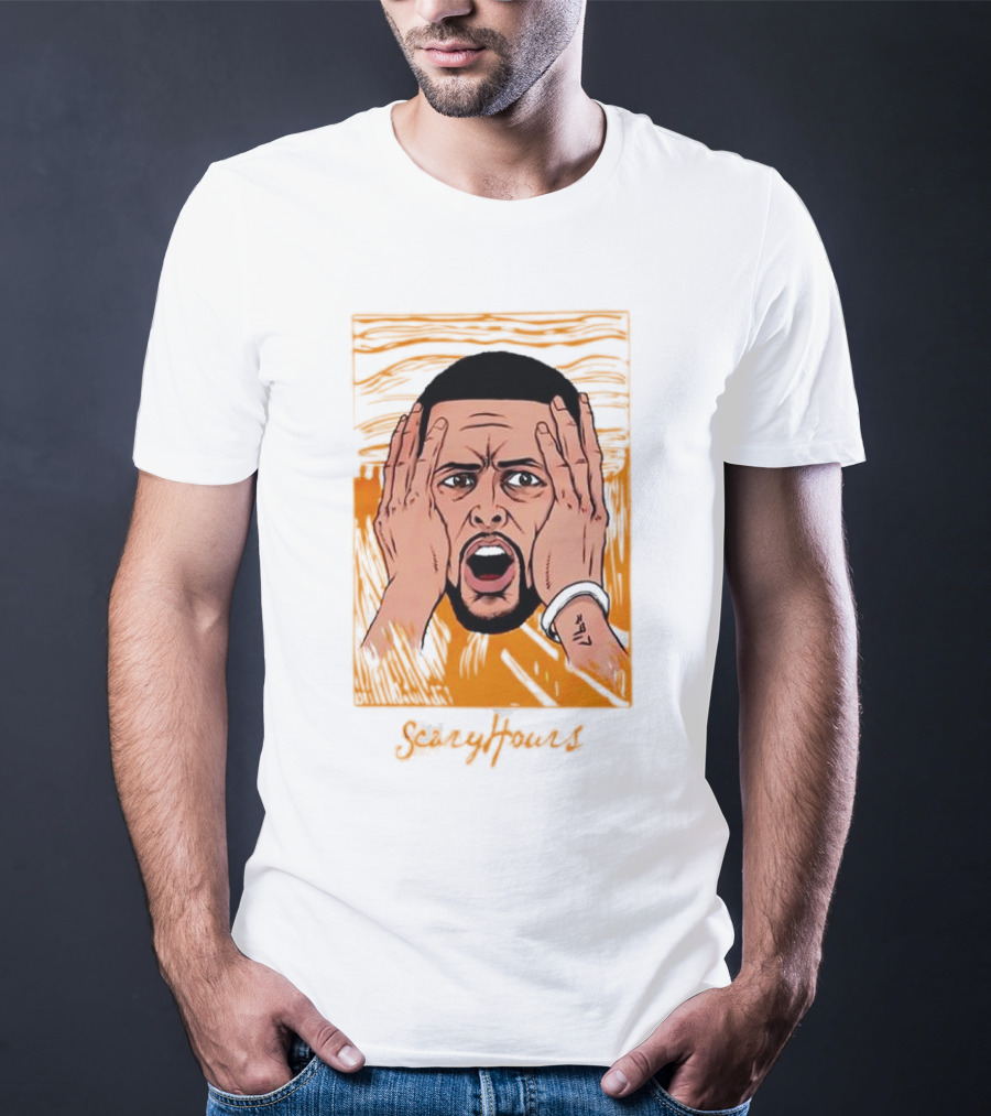 Drake Scary Hours White Munch Scream T-Shirt