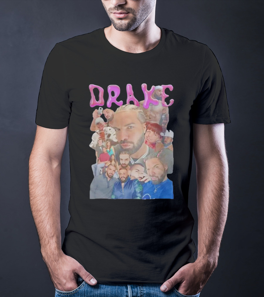 Drake Multi-Portrait Collage T-Shirt