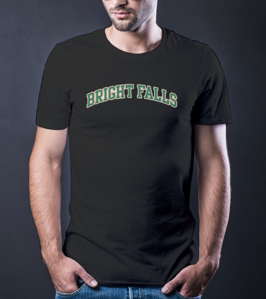 Alan Wake Bright Falls Green Lettering T-Shirt