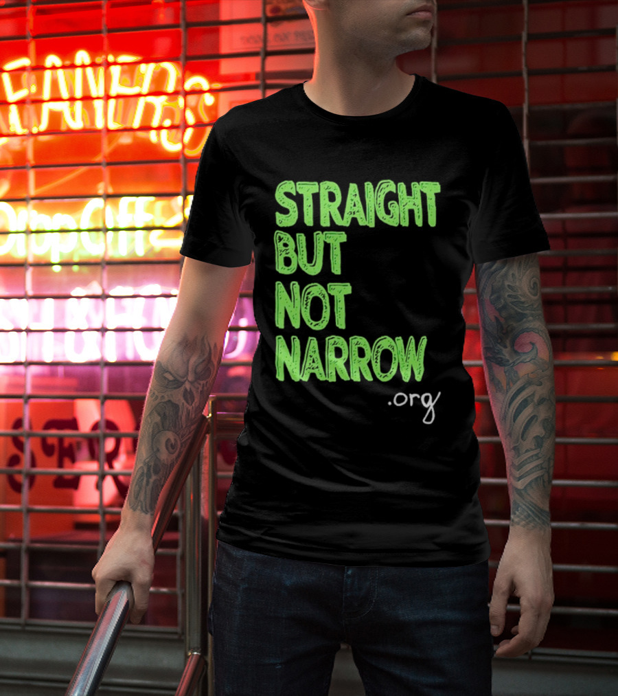 Josh Hutcherson Straight But Not Narrow Support .Org T-Shirt