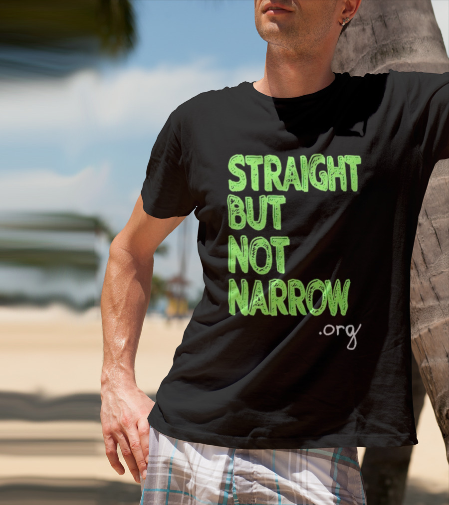 Josh Hutcherson Straight But Not Narrow Support .Org T-Shirt