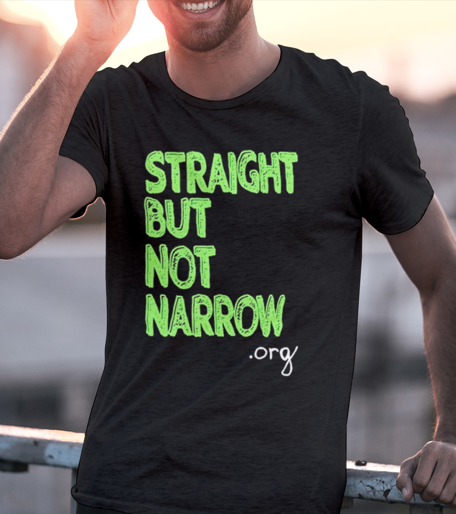 Josh Hutcherson Straight But Not Narrow Support .Org T-Shirt